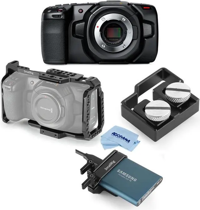 Blackmagic Pocket Cinema Camera 4K with SmallRig Accessory Bundle