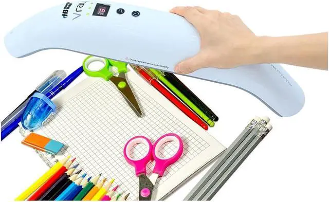 Alt view image 8 of 11 - HygenX Vray Portable UV Sterilizer - High Intensity Portable and Cordless UV-C Sanitizer - Kills 99.9% of Bacteria