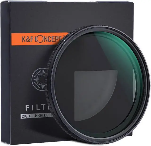 Alt view image 8 of 14 - K&F Concept 49mm ND2-ND32(1-5 Stop) Filter, Variable ND Filter, No X Spot/Waterproof/Scratch-Resistant, for Camera Lens