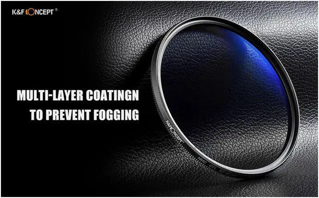 Alt view image 4 of 7 - K&F Concept 58mm Classic Slim Blue Multicoated Circular Polarizer Filter