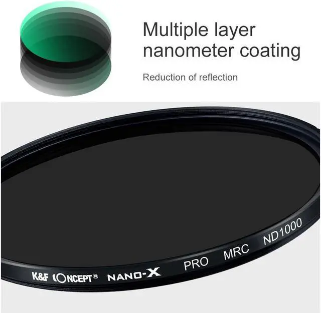 Alt view image 3 of 7 - K&F Concept K&F Concept Nano X ND1000 49mm #KF01.1230