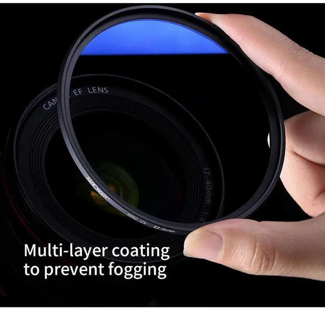 Alt view image 10 of 14 - K&F Concept MCUV Filter 46mm Ultra Slim Optics Multi Coated Ultraviolet Protection Camera UV Lens Filter Compatible With Canon Nikon Sony All DSLR Camera Filter