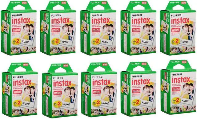 Main image of Fujifilm 10 Pack instax mini Instant Daylight Film Twin Pack, 20 Exposures