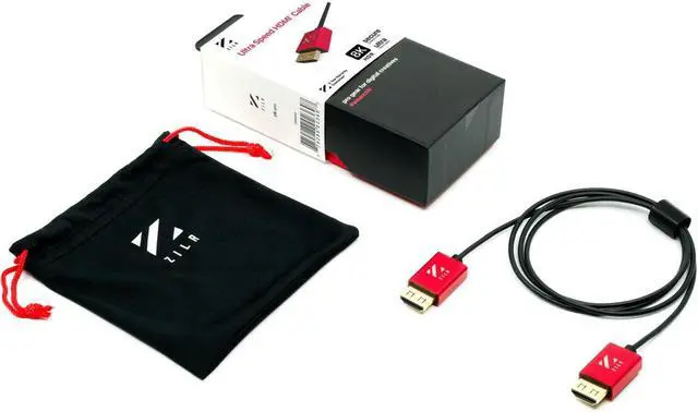 Alt view image 3 of 7 - ZILR ZILR 8K Ultra Speed Hyper Thin HDMI 2.1 Cable 1M 39" Type-A- Type-A Secure Locking, 8K60, 4320p, 4K120, 2160p, HD240, 1080p 3D, 48Gbps, 10bit Color, Audio Return(eARC) HDCP2.2, HDR10, Ethernet