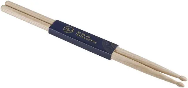 Alt view image 3 of 5 - H&A Double-Braced Drum Throne with Walnut 5A Wood Tip Drumstick, Pair #HADTHWD