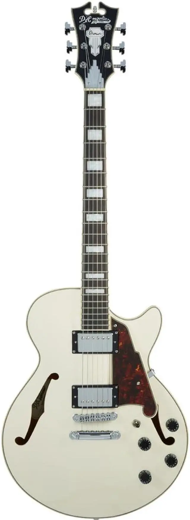 Alt view image 5 of 8 - D'Angelico Guitars Premier SS Electric Guitar with Stopbar, Champagne