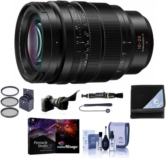 Main image of Panasonic Panasonic Lumix G Leica DG Vario-Summilux 10-25mm f/1.7 Lens, MFT w/PC Acc Kit