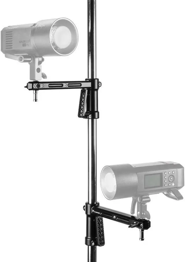 Alt view image 4 of 7 - Flashpoint RB-PG Steel Wheeled Pistol Grip Stand with Extra Grip