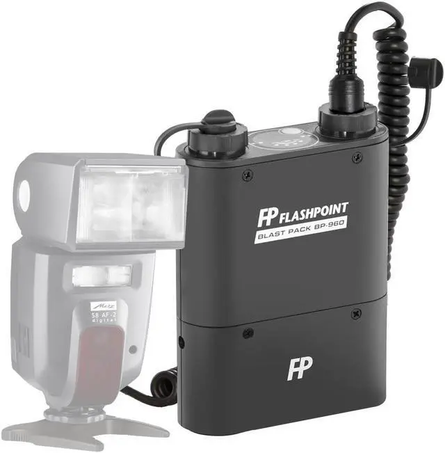 Main image of Flashpoint Blast Power Pack BP-960 kit for Canon Flashes (Includes P-CM58 Cable)