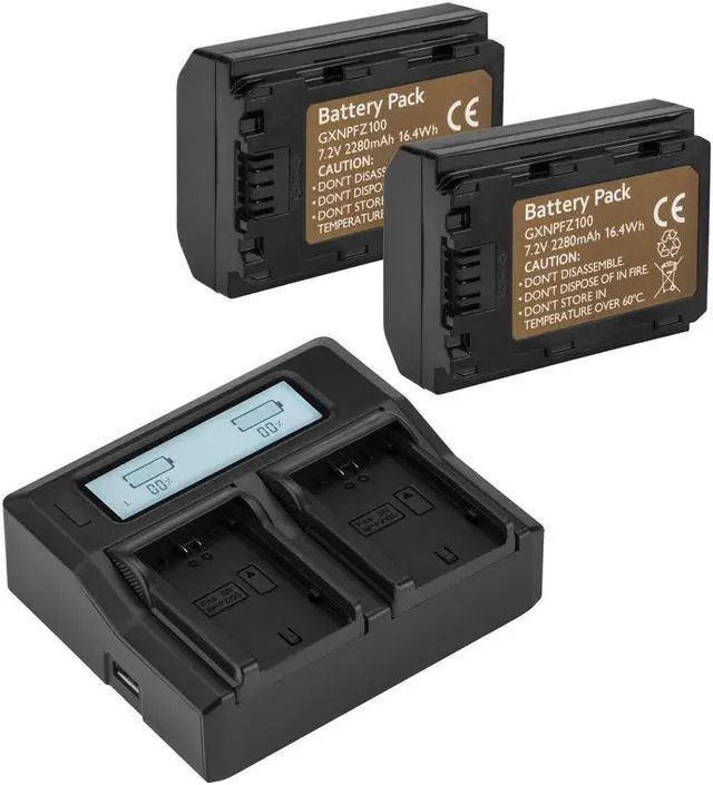 Main image of Green Extreme 2x NP-FZ100 7.2V 2280mAh Battery and Dual Smart Charger Kit