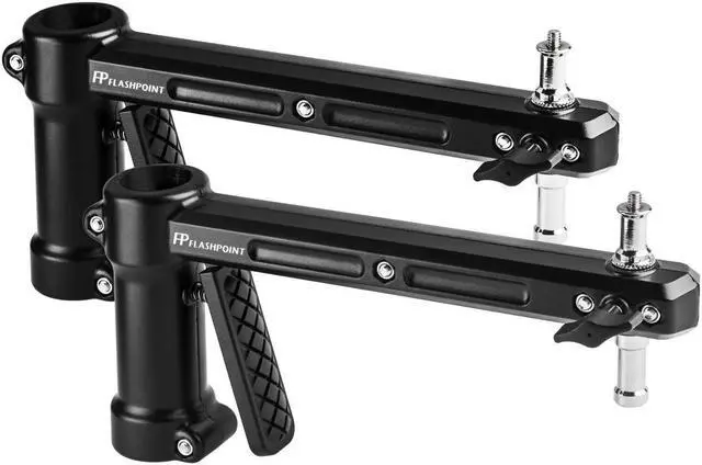 Alt view image 7 of 7 - Flashpoint RB-PG Steel Wheeled Pistol Grip Stand with Extra Grip