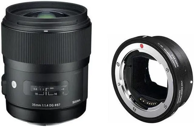 Sigma 35mm f/1.4 DG HSM ART Lens with MC-11 Canon EF Lens to