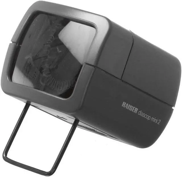 Alt view image 2 of 2 - Kaiser Diascop Mini 2 Slide Viewer with 2x Lens & Folding Arm #202011