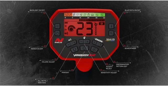 Alt view image 2 of 16 - Minelab VANQUISH 540 Metal Detector, 12x9" Double-D Coil, Multi-IQ Frequency