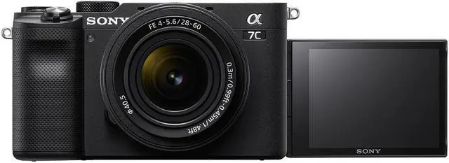 Alt view image 3 of 20 - Sony Alpha 7C Mirrorless Digital Camera with FE 28-60mm f/4-5.6 Lens, Black
