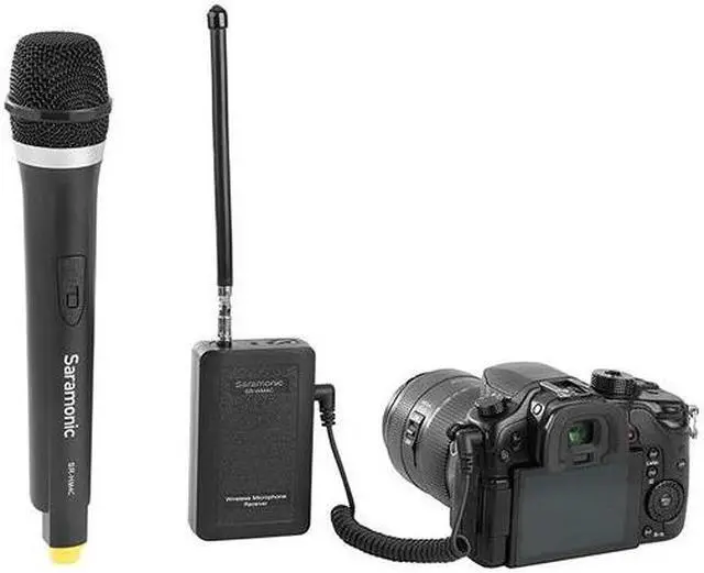 Alt view image 7 of 11 - Saramonic SR-HM4C 4-Channel VHF Wireless Handheld Microphone with Integrated Transmitter Fits with the Receiver of SR-WM4C Wireless System, Real-time Monitoring, Volume Control Wheel