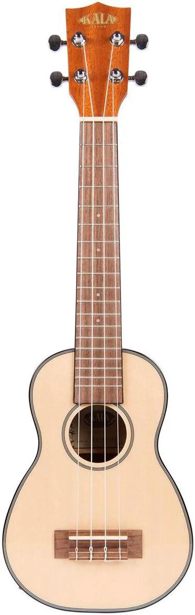 Main image of Kala Gloss Solid Spruce Mahogany Long Neck Soprano Ukulele #KA-SSLNG