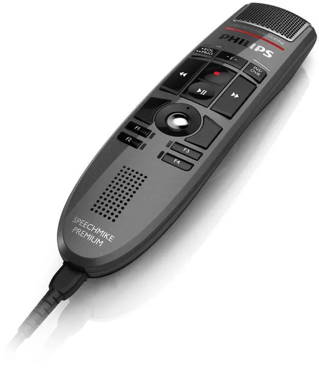 Alt view image 6 of 10 - Philips LFH3500 SpeechMike Premium USB Push Button Dictation Microphone
