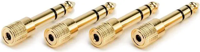 Alt view image 2 of 3 - Rode Microphones HJA-4 3.5mm TRS to 1/4" Headphone Adapters, 4-Pack #HJA4