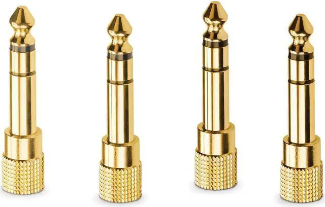 Main image of Rode Microphones HJA-4 3.5mm TRS to 1/4" Headphone Adapters, 4-Pack #HJA4