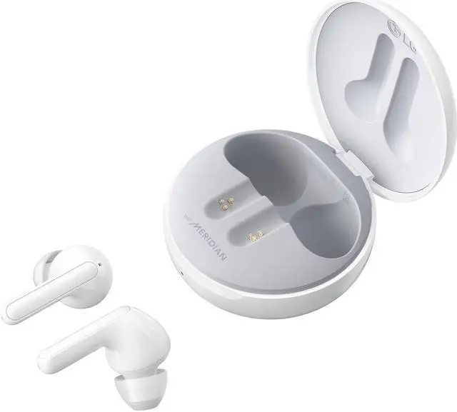 Alt view image 20 of 20 - LG Tone Free FN5W Wireless Earbuds with Meridian Audio - White