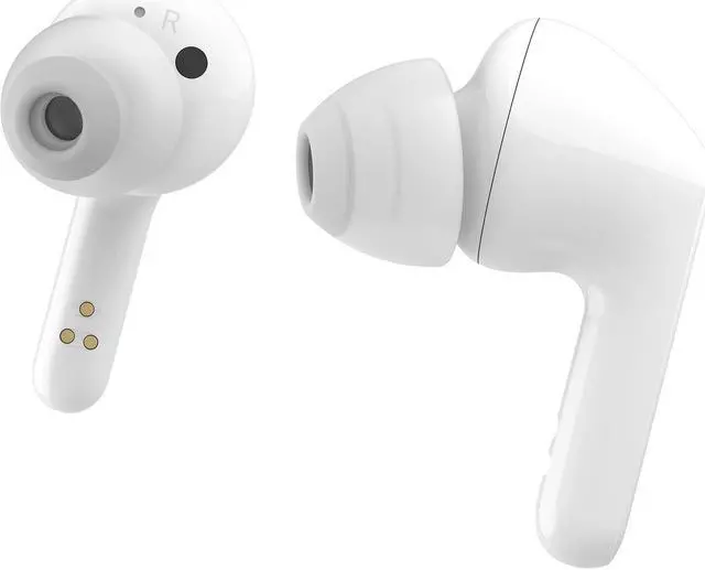Alt view image 19 of 20 - LG Tone Free FN5W Wireless Earbuds with Meridian Audio - White