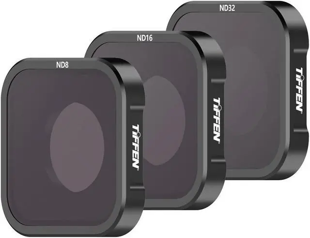 Alt view image 2 of 3 - Tiffen Tiffen Camera Lens Filters for GoPro Hero 9 Filter Kit (ND8, ND16, ND32)+