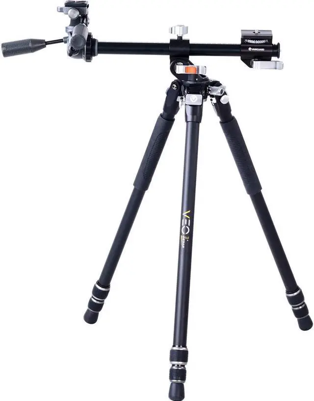 Alt view image 5 of 7 - Vanguard VEO 3+ 263AP Professional 3-Section Aluminum Tripod with Pan Head, Overhead Shooting