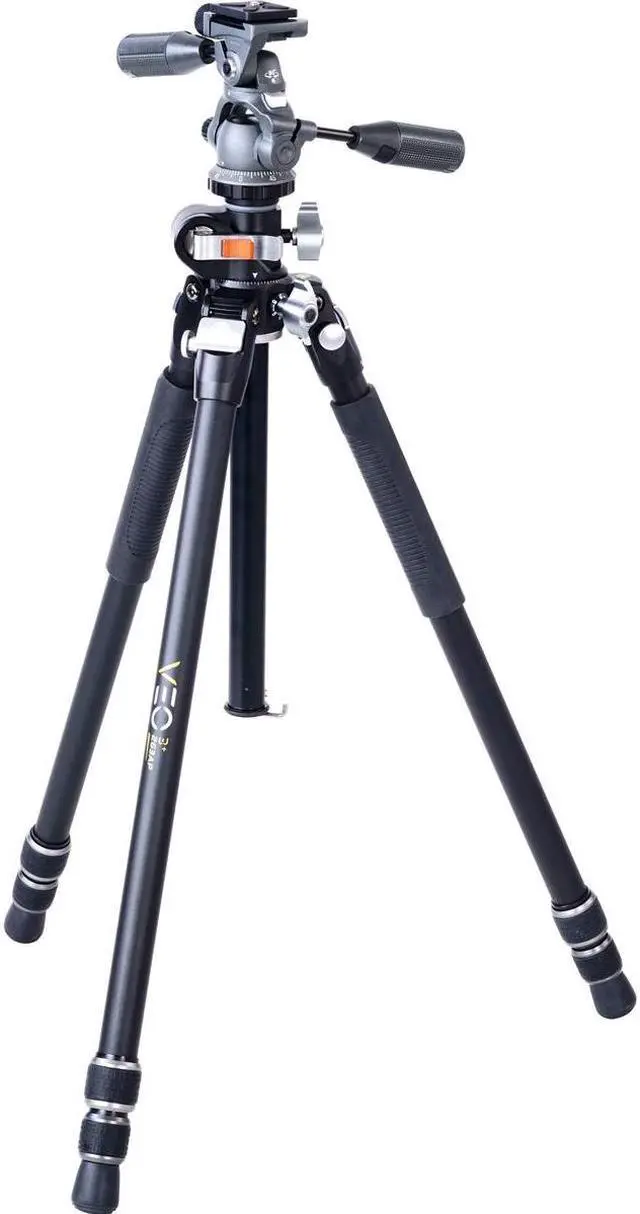 Alt view image 2 of 7 - Vanguard VEO 3+ 263AP Professional 3-Section Aluminum Tripod with Pan Head, Overhead Shooting