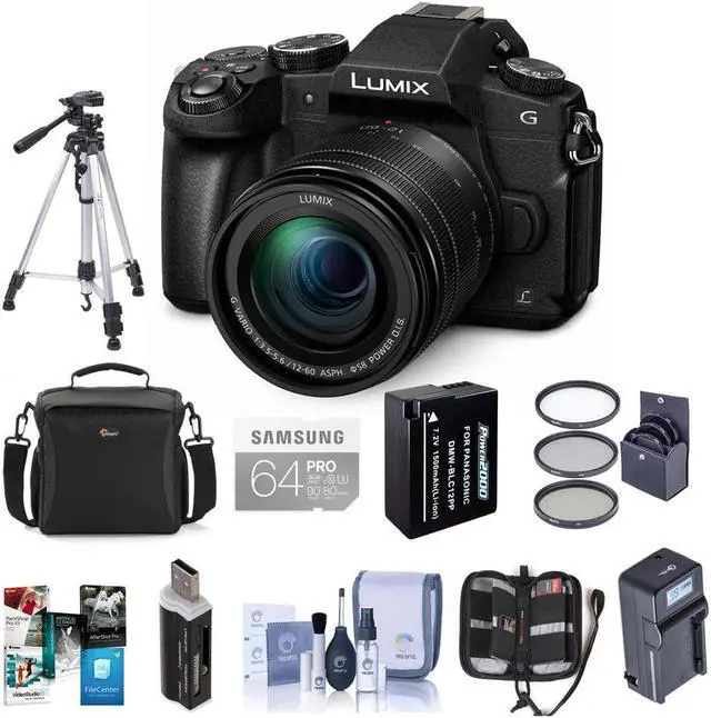 Main image of Panasonic Lumix DMC-G85 Mirrorless with 12-60mm OIS Lens and Premium Kit