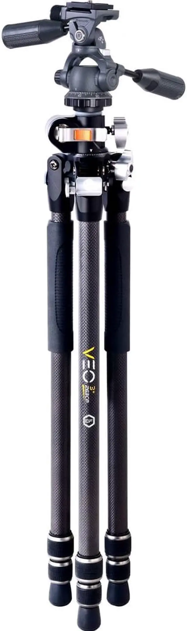 Alt view image 5 of 7 - Vanguard Vanguard VEO3+263CP Carbon Fiber Tripod with Panhead and Multi-Angle Center Column for Overhead Shots