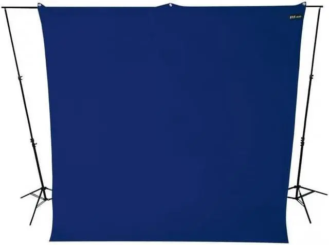 Alt view image 2 of 2 - Westcott Photo Basics 9' x 10' Blue Screen Cotton Background