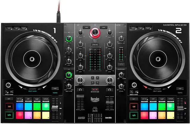 Alt view image 9 of 18 - Hercules DJControl Inpulse 500 DJ Software Controller