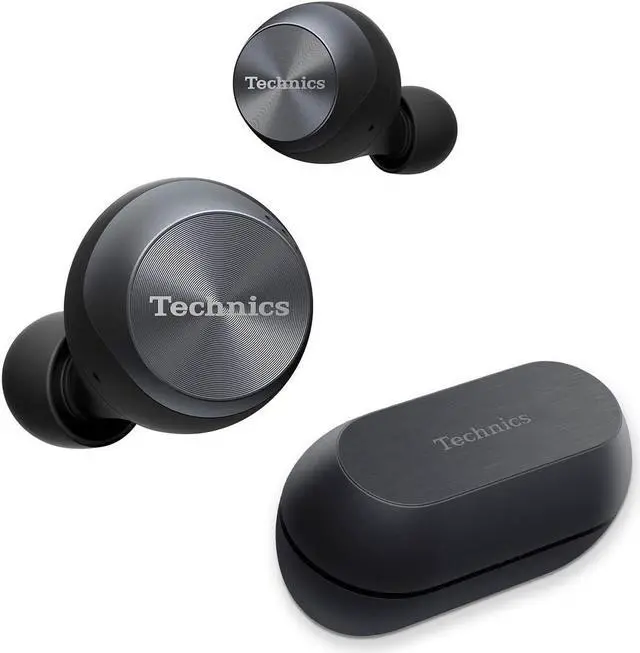 Alt view image 8 of 17 - Technics True Wireless Earbuds (EAH-AZ70W-K), Black