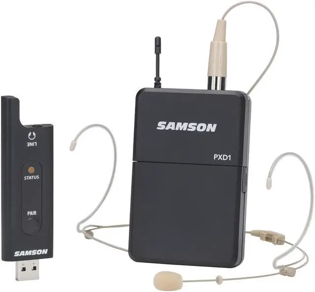 Alt view image 17 of 20 - Samson XPD2 Headset USB Digital Wireless System