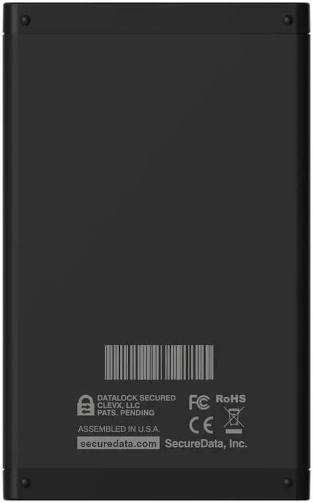 Alt view image 6 of 9 - SecureData SecureDrive® KP 250GB SSD FIPS-140-2 Level 3 Validated 256-Bit Hardware Encrypted External Portable USB 3.0 - Unlock via On-Board Keypad
