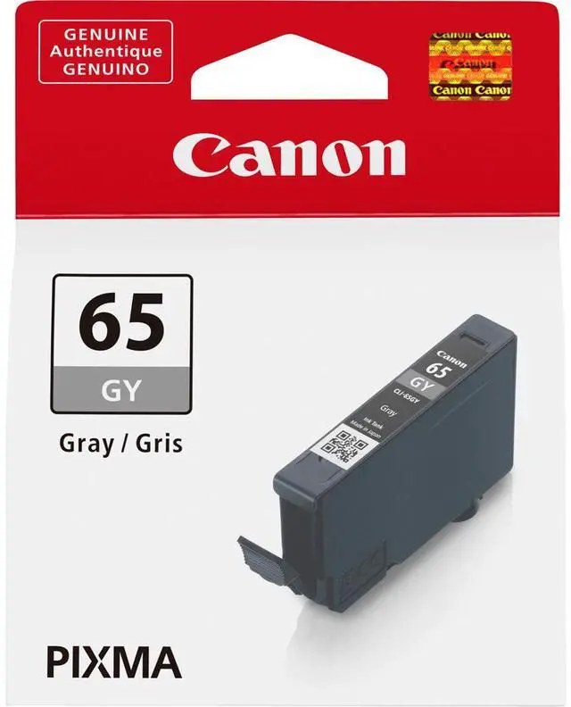 Alt view image 5 of 6 - Canon 65 GY Gray Standard Yield Ink Cartridge (4219C002)
