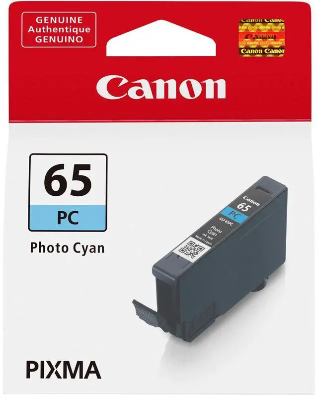 Alt view image 14 of 15 - Canon CLI-65 Photo Cyan Ink Tank for PIXMA Pro-200 Printer #4220C002