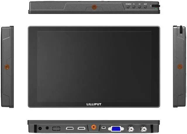 Alt view image 6 of 6 - LILLIPUT A11 10.1" FHD PRO 4K HDMI SDI VGA Input Broadcast Monitor w/G+G Technology Free Pisen F970 Battery & Gimbal Stand Buy from USA Official Seller VIVITEQ (Full Warranty Directly in California)