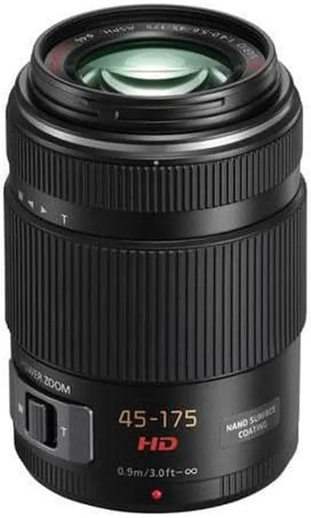 Alt view image 6 of 7 - Panasonic LUMIX G X Vario PZ 45-175mm f/4.0-5.6 Aspherical Lens for Micro Four Thirds, Black, Bundle with Tiffen 46mm UV Filter, Lens Cap Tether, Cleaning Kit