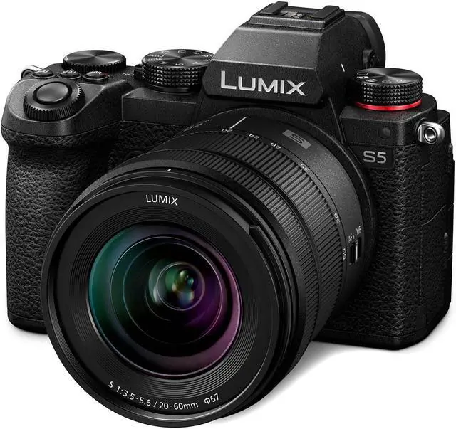 Alt view image 2 of 14 - Panasonic Lumix DC-S5 Mirrorless Digital Camera with 20-60mm Lens