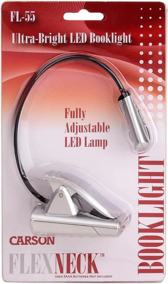 Alt view image 11 of 14 - Carson Optical Fl-55 FlexNeck LED Book Light