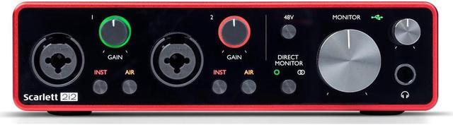 Alt view image 5 of 16 - Focusrite Scarlett 2i2 3rd Generation Audio Interface