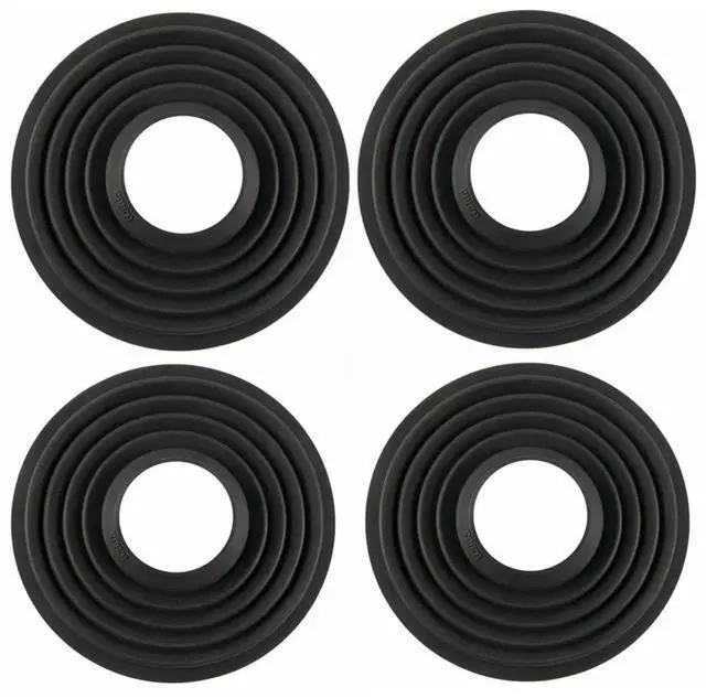 Main image of Haida Silicone Lens Hood, Black, 4-Pack