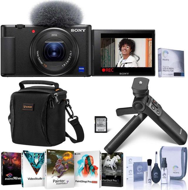 Sony ZV-1 Compact 4K HD Camera, Black #DCZV1/B 