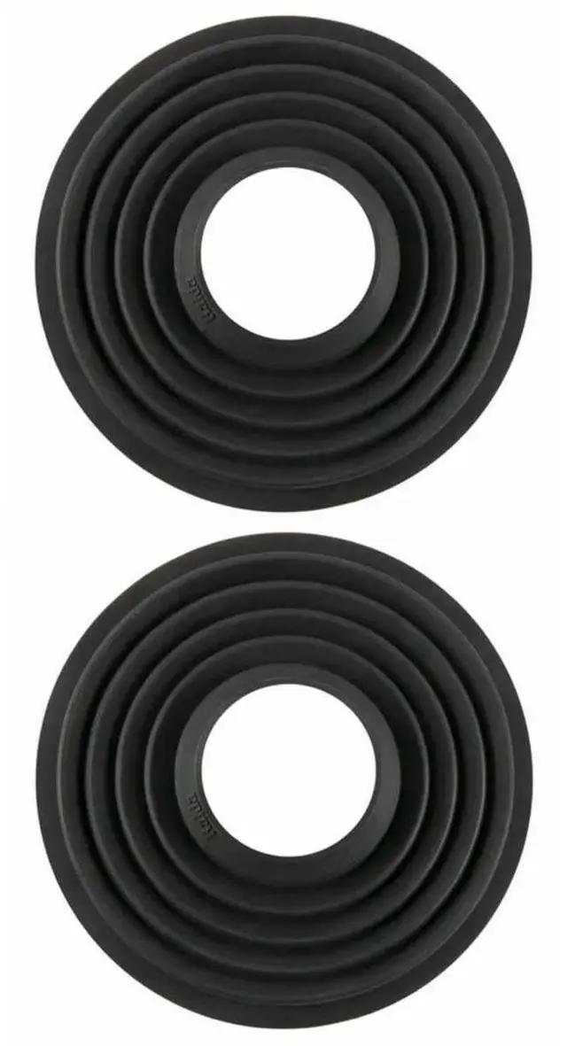 Main image of Haida Silicone Lens Hood for 70 to 90mm Diameter Lens, Black, 2-Pack