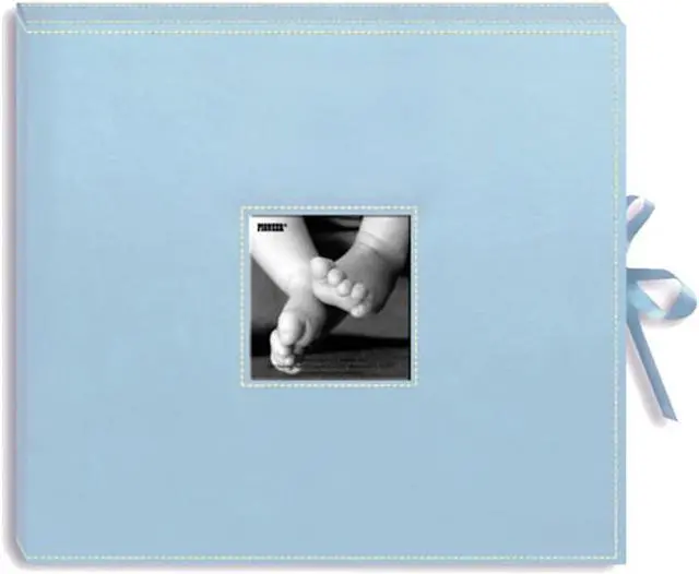Alt view image 5 of 5 - Pioneer SBX-12BB Sewn Leatherette D-Ring Scrapbook Box 13"X14.5