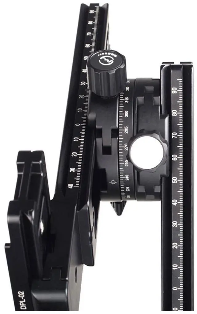 Alt view image 5 of 6 - SunwayFoto PANO-1 Panoramic Head Kit, DYH-66i Base, DDP-64M Rotator, 64mm/58mm Clamp, DPG-2416 Rail, DMP-200L Slide, DDH-03 Clamp, DMC-200L Rail, DPL-01 Plate