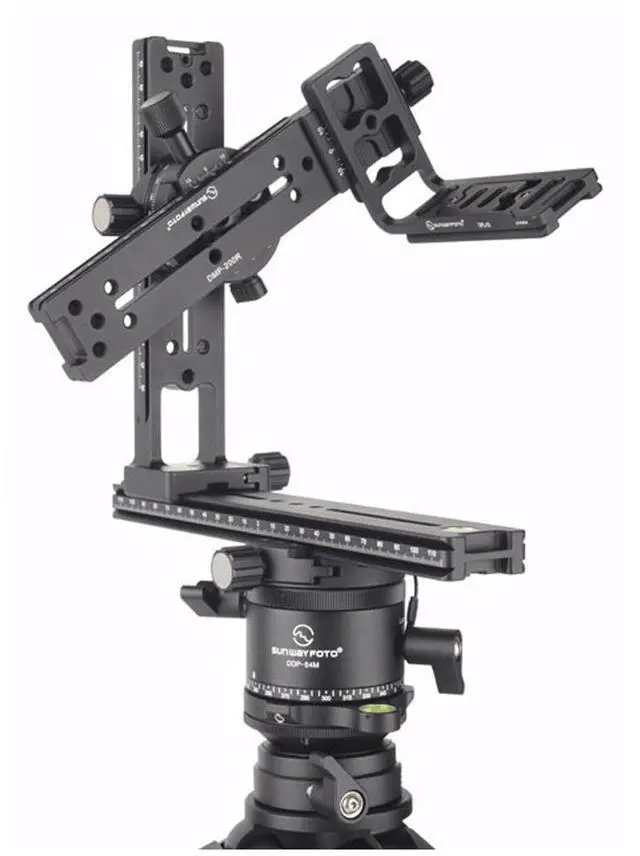 Main image of SunwayFoto PANO-1 Panoramic Head Kit, DYH-66i Base, DDP-64M Rotator, 64mm/58mm Clamp, DPG-2416 Rail, DMP-200L Slide, DDH-03 Clamp, DMC-200L Rail, DPL-01 Plate