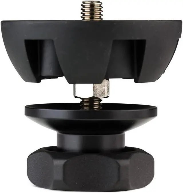 Alt view image 2 of 4 - Benro 75mm (2.95") Half Ball Adapter for HH75AV 75mm Video Hi-Hat